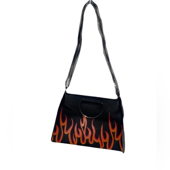 For The Record Ring Satchel in Flamin' Hot - Picture 5 of 8